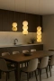 Pendant lamp Esco 2 Alabaster Spanish Marble LED 6W 3CCT BRS
