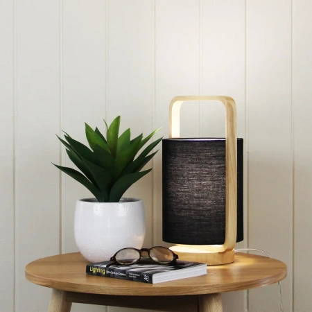 Table lamp Lucia E27 BLK