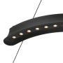 Pendant lamp Lucid Round D65 LED 34W  touch dim BK