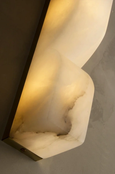 Wall light Lecera 1 Alabaster Spanish Marble G9 BRS