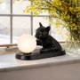 Table lamp Cat Touching Ball LED black