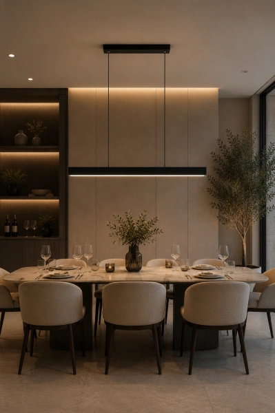 Pendant lamp NAVARO 120 LED 40W BLK Display