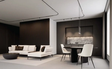 Recessed track Z1000-24.TR.200.BK 2M 24V