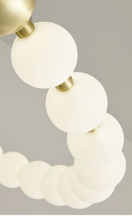 Pendant lamp Cloud P52 D80 LED 25W 3CCT BRS