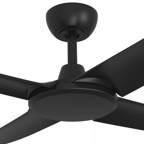 Ceiling Fan Flatjet 3-4-5 blades BLK 52