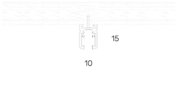 Surface track Z1000-24.SR.200.BK 2M 24V
