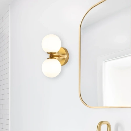 Wall light OBERON 2 G9 IP44 BRS