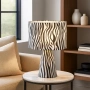 Table lamp Momo Zebra E27 BL