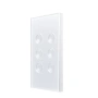Wall Switch 6 Gang Scalloped Zigbee Wifi WHT