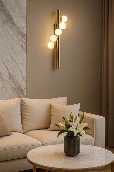 Wall light Molina W1 Alabaster Spanish Marble G9 BRS