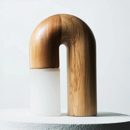 Wall lamp Arch wood LED