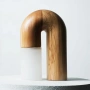 Wall lamp Arch wood LED