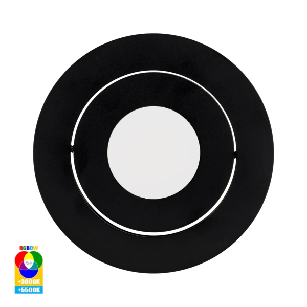 Recessed Tilt Downlight Prime RGBCW LED 12W IP54 WIFI BLK Recessed Tilt Downlight Prime RGBCW LED 12W IP54 WIFI BLK