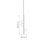 Pendant lamp Tivor marble BL