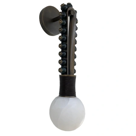Wall light Rodin Alabaster Marble LED 3K H57 BRZ