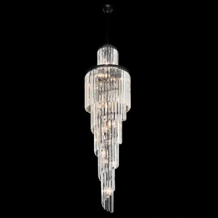 Pendant lamp Chanel S High Quality K9 Crystal 15xE14 D400 BLK