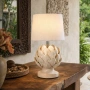 Table lamp Tasha Artichoke Set of 2 E14 WHT