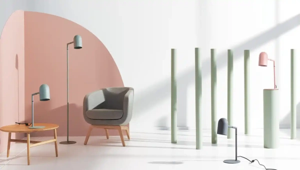 Floor lamp Pia Charcoal Grey Floor lamp Pia Charcoal Grey