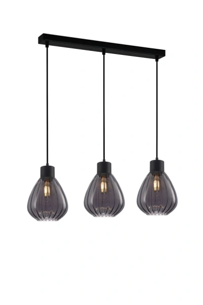 Pendant lamp TULIP2X3S E27 black