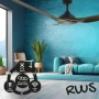 Ceiling Fan Raven RWS 64 High Airflow WIFI WAL