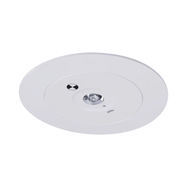 Recessed emergency light Evac D63 3.5W non-maintained WHT Recessed emergency light Evac D63 3.5W non-maintained WHT
