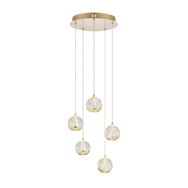 Pendant light SEGOVIA 5 LED 25W GD