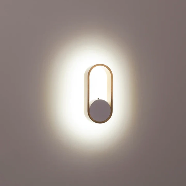 Wall light Ovale HV8080T-WHTBR LED 7W TRI Colour Dimmable Wall light Ovale HV8080T-WHTBR LED 7W TRI Colour Dimmable