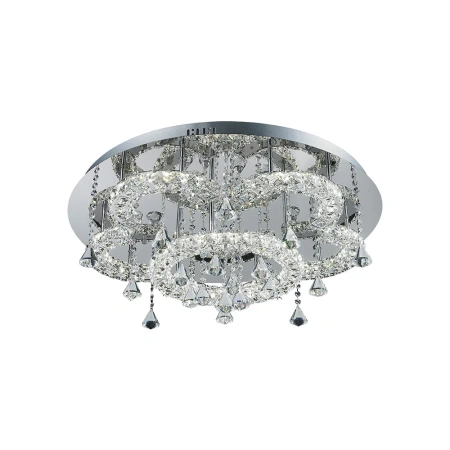 Ceiling lamp Lugos LED 45W CCT Dim D70 CHR remote