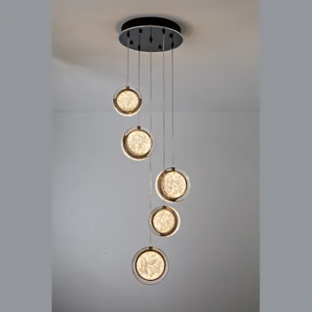 Pendant light Yoyo-5 LED 50W 3CCT BLK