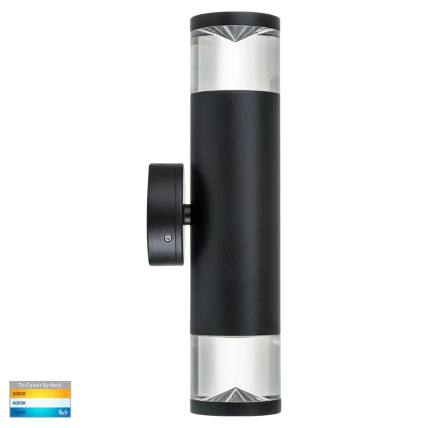 Wall light Highlite BLK 3CCT Up-Down HV1089T-BLK-240V IP65