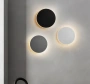 Wall light Bond II 9W LED 3CCT D18 IP54 BLK