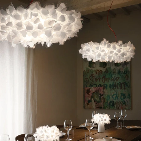 Pendant lamp Clizia Mama Non Mama S WH Handmade Italy