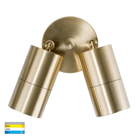 Wall light Tivah Tri Colour double GU10 BRS