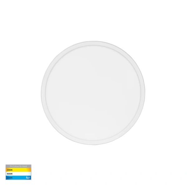 Ceiling lamp SLIM Oyster Light LED 16W 3CCT D21 HV5876T-WHT