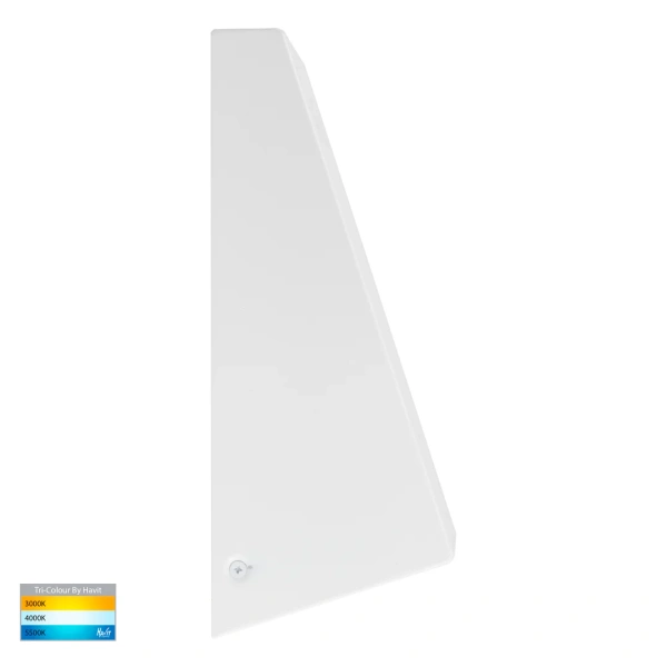 Wall light Taper TRI Colour down LED E27 9W WHT