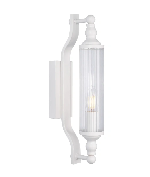 Wall light RODILLO5 Tubular Clear Glass White 10W Wall light RODILLO5 Tubular Clear Glass White 10W