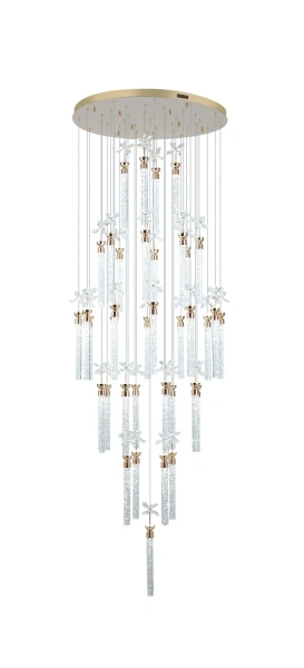 Pendant lamp Genevieve 37 3CCT LED GLD