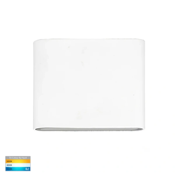 Wall light Lisse Up and Down 3CCT LED 6W IP54 11.5cm WHT