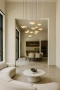 Pendant lamp Miraflores Alabaster Spanish Marble P13 LED 80W CCT Dim BRS