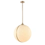 Pendant lamp Gleam Marble Alabaster E27 BRS