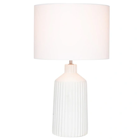 Table lamp Paxton Concrete B22 WHT