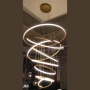 Pendant lamp Crown 8 Ring Gold 3K