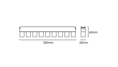 Track Grille Downlight Z5025-18.36.CCT.BK 24V 18W WIFI