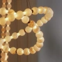 Pendant lamp Coronet Alabaster Spanish Marble D80 LED 48W CCT BRS