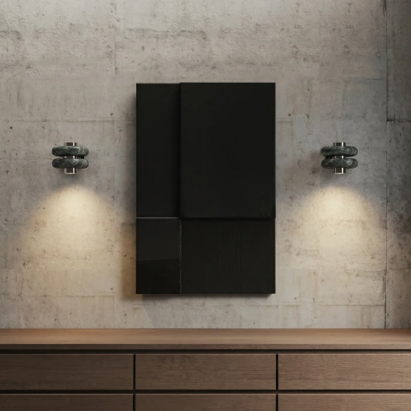 Wall lamp Aro Marble LED 6W Verde Tikal