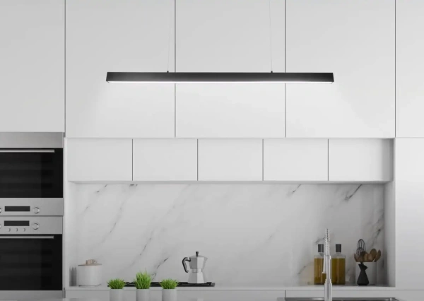 Pendant lamp Amar LED 30W 3CCT Dim with switch L1800 BLK
