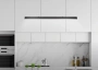 Pendant lamp Amar LED 25W 3CCT Dim with switch L1200 BLK