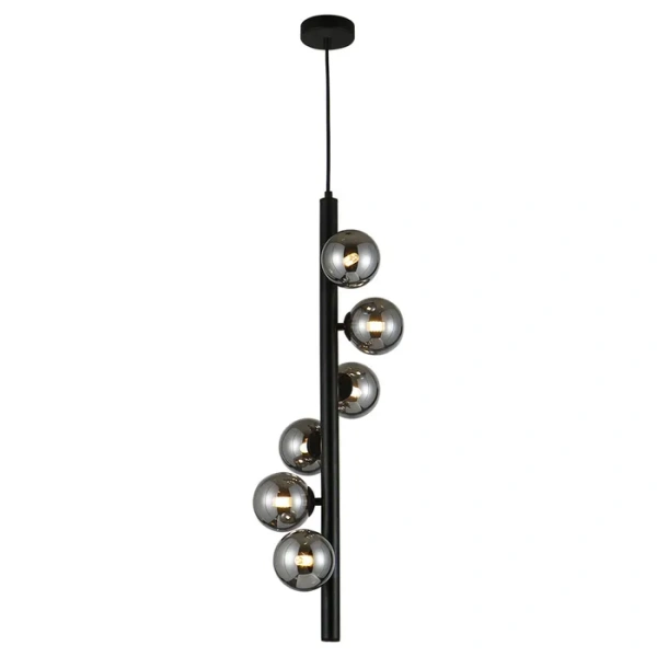 Pendant lamp Midday 6L Drop BLK Pendant lamp Midday 6L Drop BLK
