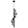 Pendant lamp Midday 6L Drop BLK