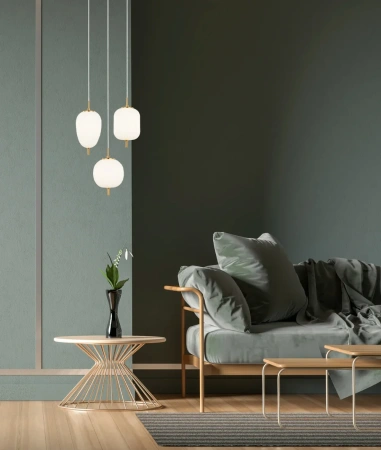 Pendant lamp PINO 4X3R Opal Matte multiple